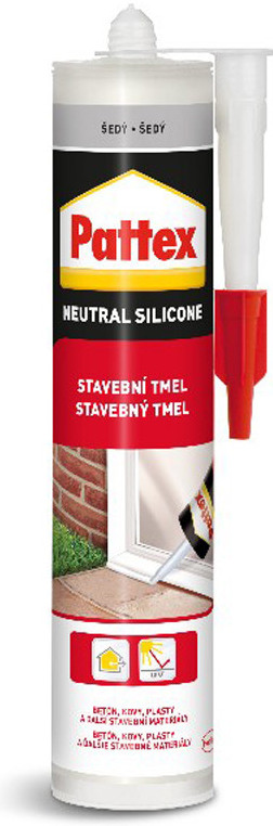 Pattex Stavební tmel - 280 ml šedý - N2