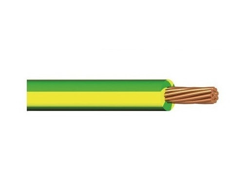 Kabel H05V-K 0,75 zelenožlutý - N2