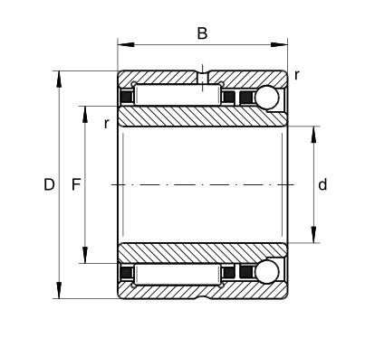 INA NKIA 5907-XL ložisko - N2 - 2