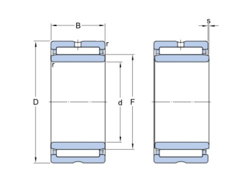 SKF NKI 30/30 jehlové ložisko - N2