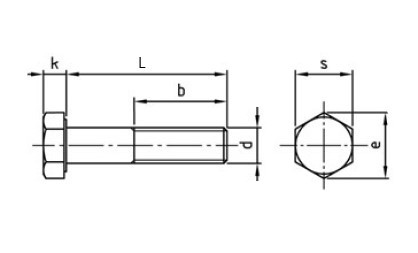 Šroub šestihranný částečný závit UNC 5/16x2.3/4" Grade 5 (~8.8) pozink - N2 - 2