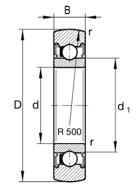 INA LR 204-2RSR ložisková kladka - N2 - 2