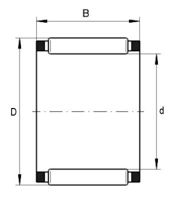 INA K 7x10x8 TV jehlová klec - N2 - 2