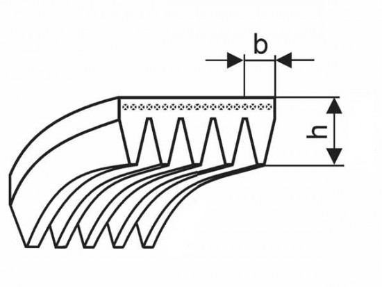 Řemen víceklínový 5 PJ 1016 (400-J) optibelt RB - N2