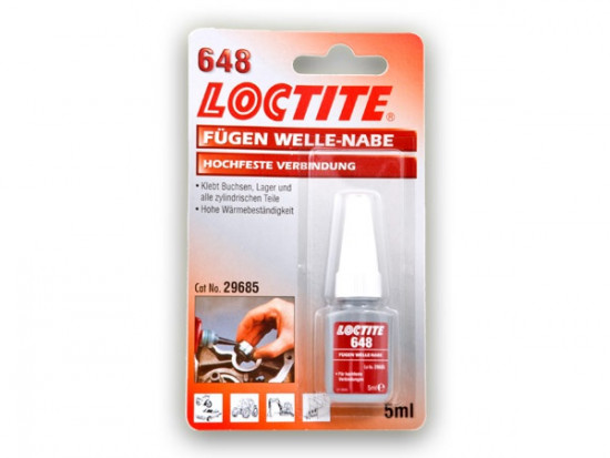 Loctite 648 - 5 ml upevňovač spojů VP - N2