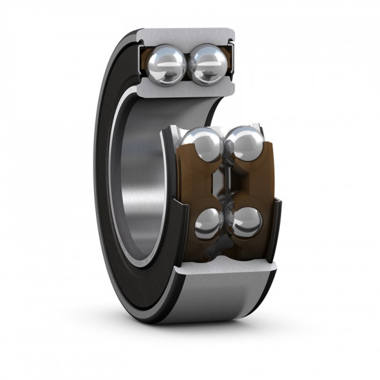 SKF 3205 A-2RS1TN9/C3VT114 kuličkové ložisko s kosoúhlým stykem - N2