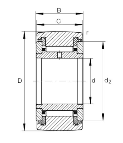 INA NATR 17 PPA kladka opěrná - N2 - 2