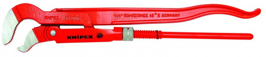 KNIPEX 83 300 15 Hasák s čelistí ve tvaru "S" 420 mm stříkáno červenou práškovou barvou - N2