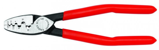 KNIPEX 97 71 180 Kleště lisovací na kabelové koncovky 180 mm - N2