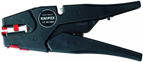 KNIPEX 12 40 200 Kleště samostavitelné odizolovací, 0,03 – 10,0 mm2, 200 mm - N2