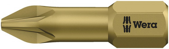 Bit křížový Pozidriv PZ1x25 mm extra tvrdý 855/1 TH, WERA 056910 - N2