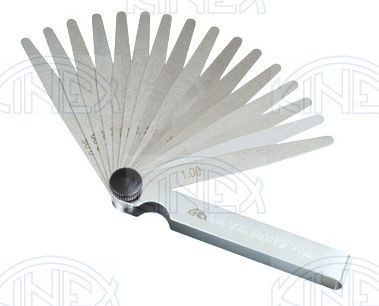 Listové spároměrky, 251670, DIN1544 F, 0,02÷0,2/100 mm /1130/ - N2