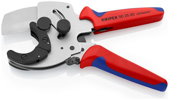 KNIPEX 90 25 40 Kleště na řezání trubek pro vícevrstvé trubky a chráničky, vícesl.návleky, pozink. - N2