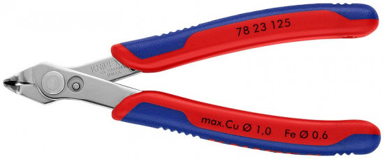 KNIPEX 78 23 125 Electronic Super Knips® Kleště, vyhnuté břity 60°, vícesl.návl., leštěno, 125 mm - N2
