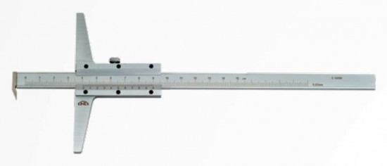 Posuvný hloubkoměr s nosem - KINEX, 251282, 200 /2040.02.200/ - N2