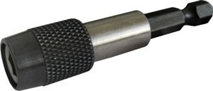 Držák bitů rychloupínací, magnetický s pojistkou 1/4" x 60 mm/NAREX 8318-00 - N2