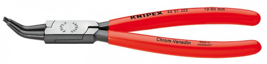 KNIPEX 44 31 J42 Kleště pro vnitřní poj. kroužky 85-140 mm zahnuté 45° pot. plastem, fosfátováno - N2