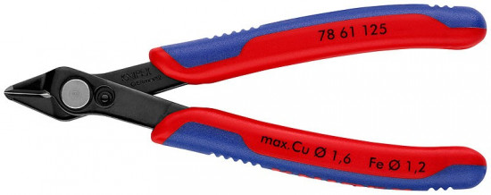 KNIPEX 78 61 125 Electronic Super Knips® Kleště, břity 64 HRC, vícesl.návleky,brunýrované  - N2