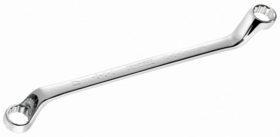 Očkový klíč vyhnutý 75° DIN 838, TONA EXPERT, E113366 - 17x19 - N2