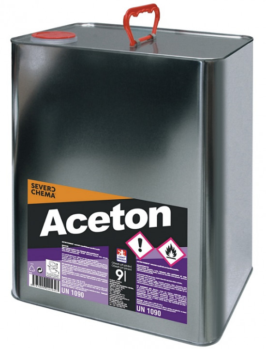 Aceton 9 L - technické rozpouštědlo Severochema - N2