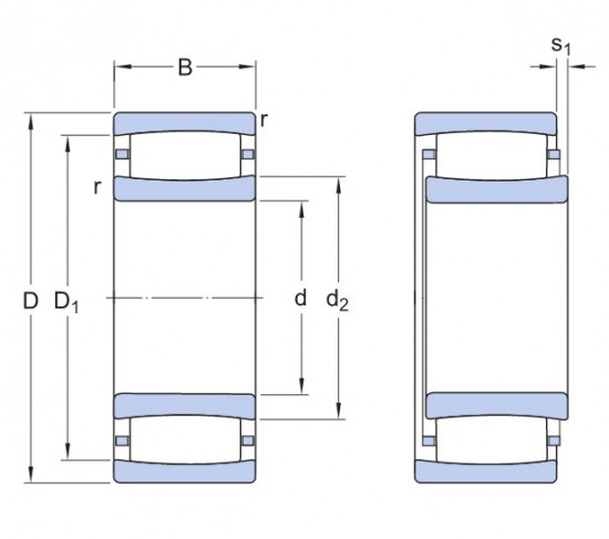 SKF C2220 toroidní ložisko CARB - N2 - 2