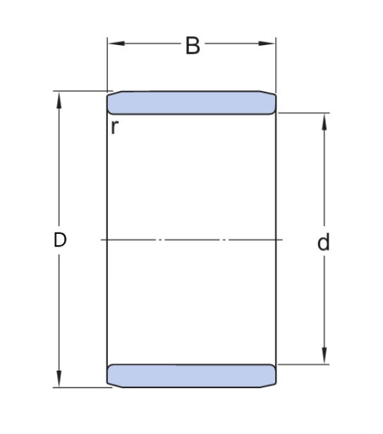 SKF IR 30x35x20 ložiskový kroužek - N2 - 2