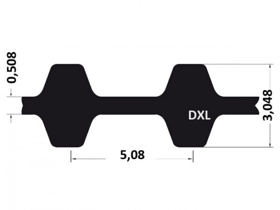 Řemen ozubený 170 DXL 025 (6,35 mm) optibelt ZR - N2