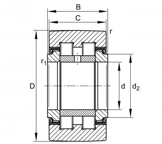 INA PWTR 25.2RS kladka opěrná - N2 - 3