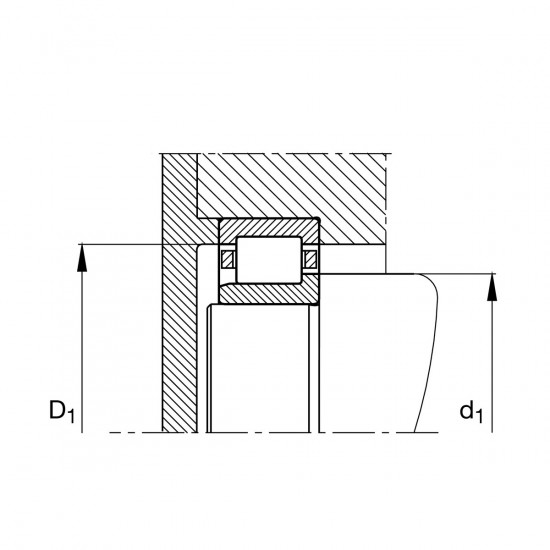 FAG NJ 232-E-XL-M1 válečkové ložisko - N2 - 3