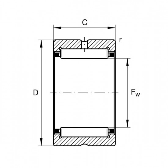 INA NK 28/20-XL jehlové ložisko bez vnitřního kroužku - N2 - 3