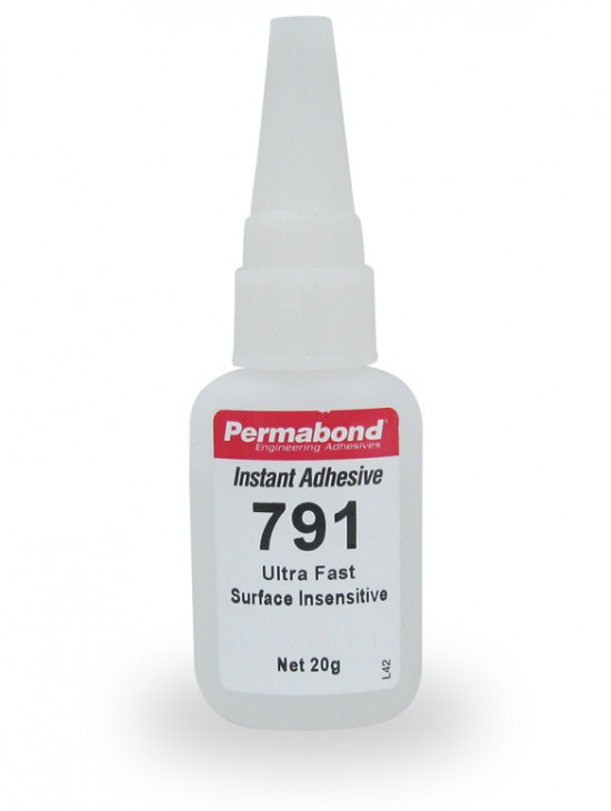 Permabond 791 - 20 g kyanoakrylátové lepidlo, nízká viskozita - N2