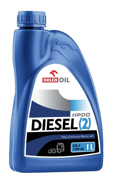 Orlen Diesel 2 HPDO CG-4 15W-40 - 1 L motorový olej - N2