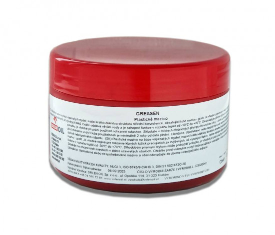 Orlen Liten Molyka G - 250 g plastické mazivo - N2