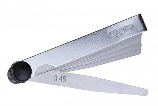 Spárové měrky 0,05-1mm, 20listů - N2