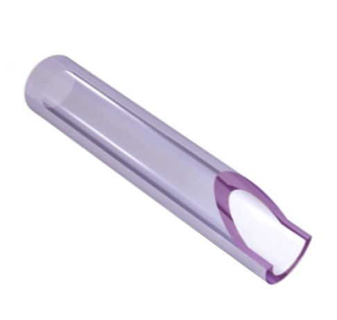 Hadice Novoplast PVC 5/7 mm pro benzin, transparentní fialová, -5°C +60°C - N2
