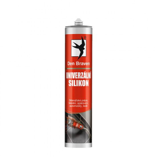 Den Braven Univerzální silikon - 280 ml černá, kartuše - N2