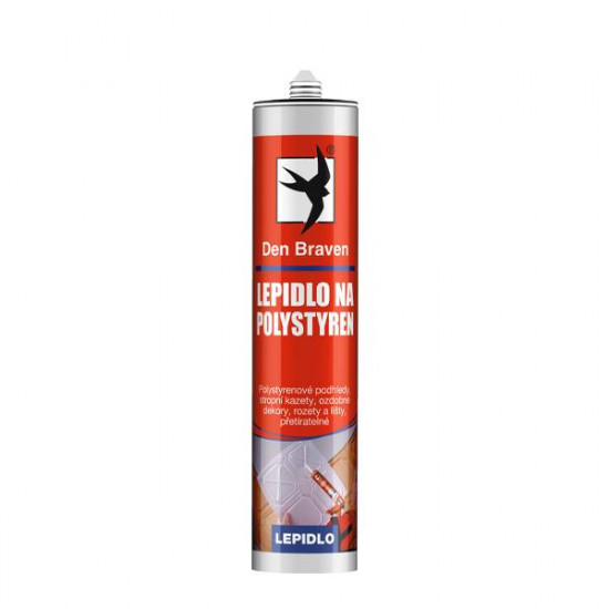 Den Braven Lepidlo na polystyren - 280 ml bílá, kartuše - N2