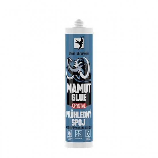Den Braven Mamut Glue Crystal - 290 ml transparentní, kartuše - N2