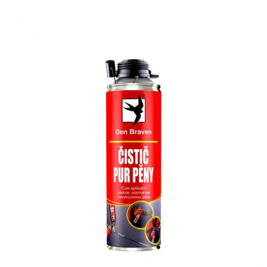 Den Braven Čistič PUR pěny - 500 ml čirá, dóza _40410RL - N2