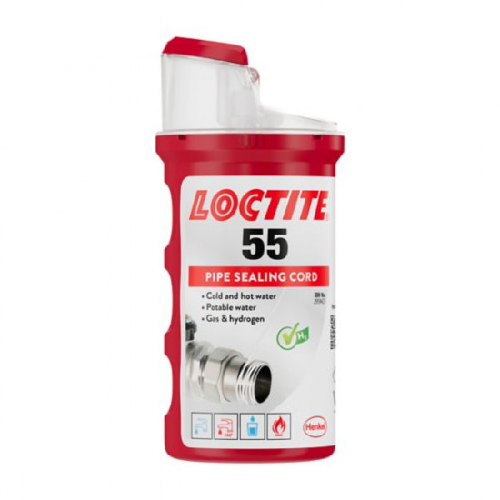 Loctite 55 - 160 m Vana, závitové těsnění vlákno - N2