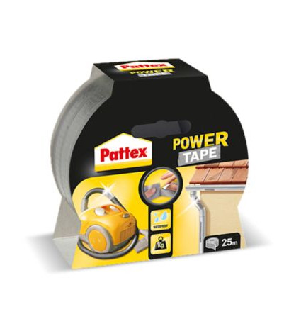Pattex Power Tape stříbrná - 25 m - N2