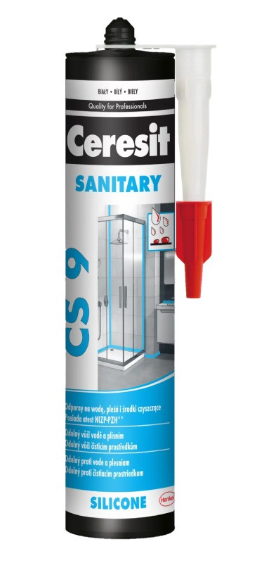 Ceresit CS 9 Sanitary - 280 ml sanitární silikon bílý - N2