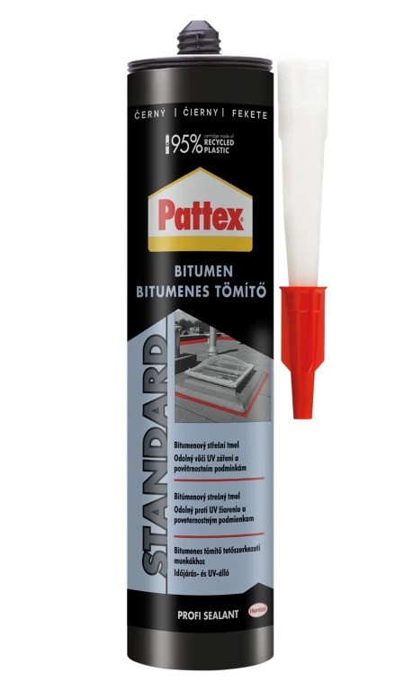 Pattex Bitumenový střešní tmel - 280 ml černý - N2