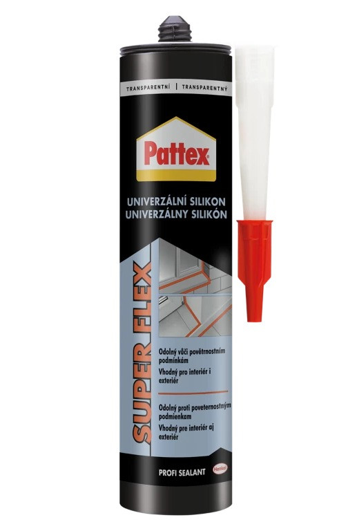Pattex Univerzální silikon - 280 ml transparentní - N2