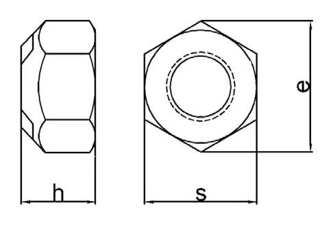 Matice samosvorná DIN 980 M8 |08| žárový pozink - N2 - 2