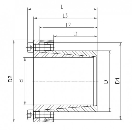 Upínací pouzdro CE02-28 optibelt CE - N2 - 2