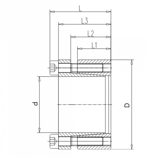 Pouzdro upínací SIT-LOCK 6 - 25x50 - N2 - 2