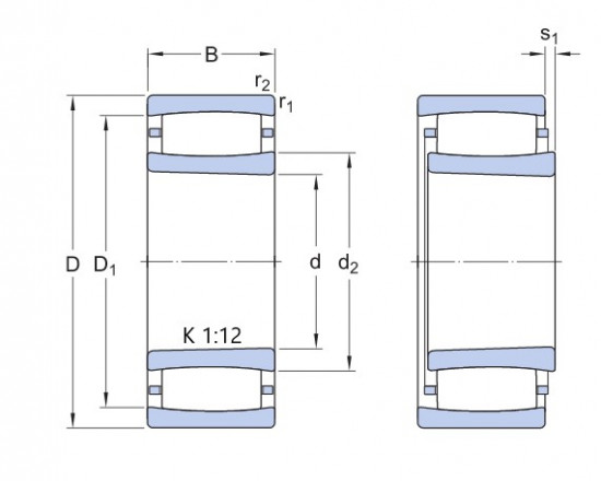 SKF C2222 K/C4 toroidní ložisko CARB - N2 - 2