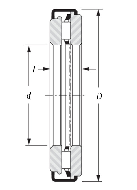 Nadella AXZ 8 30 48 axiální jehlové ložisko - N2 - 2