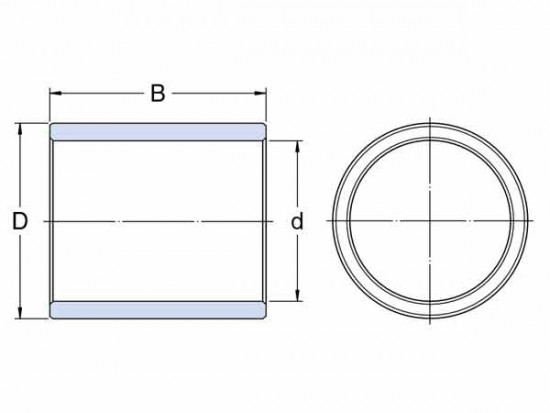SKF PBM 809570 M1G1 pouzdro kluzné, masivní bronz - N2 - 2